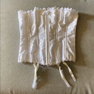 Beautiful white floral corset top